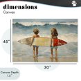 thumbnail image 5 of Stupell Industries Modern Kids with Surf Waves Canvas Art, 45 x 30, by Petals Prints Design, 5 of 9