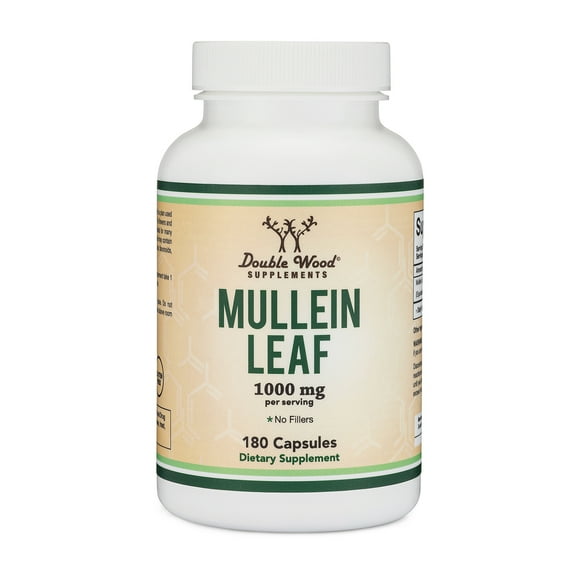 Mullein Leaf - 180 x 500 mg capsules - Supports Respiratory Health