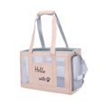 thumbnail image 3 of Bolsa de transporte para mascotas Salvador bolsa de malla cómoda para animales pequeños senderismo al aire libre, 3 of 10