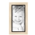 thumbnail image 2 of ArtToFrames 6" x 12" Silver with Black Lip Picture Frame, 6x12 inch Multi Wood Poster Frame (WOM-5193),  Pack, 2 of 7
