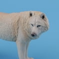 thumbnail image 3 of Juguete de Animales Salvajes de Imitación en Miniatura Juego de Imaginación Beige SM SunniMix Juguete de simulación de lobo, 3 of 8