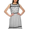 thumbnail image 4 of Moomaya Printed Cotton Long Dress For Womens Sleeveless Tiered Casual Summer Tunic, 4 of 6