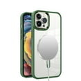 thumbnail image 3 of For iPhone 13/14 Case Thick Magnetic Circle with Metal Buttons + Tempered Glass, 3 of 6