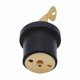 thumbnail image 4 of Brass Screw Type Rubber Seal Yacht Boat Drain Plug 2PCS, 4 of 5
