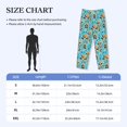 thumbnail image 4 of Bixox Men's Lovely Sea Otters Patterned Pajama Pants with Pockets Lounge Clothes for Home, 4 of 5