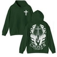 thumbnail image 3 of Chosen Christian Hoodie – 1 Peter 2:9 Bible Verse Double-Sided Faith Hoodie. Perfect for church, Bible study, worship, or as a faith-filled gift., 3 of 6