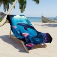 thumbnail image 4 of Clerance PEONAVET Kids Beach Towels, Microfiber Ocean Bath Towel for Boys and Girls, Quick Dry Lightweight Soft Sand Free Beach Towel for Beach Pool, 59×29 In, 4 of 9