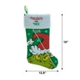 thumbnail image 3 of 20 Inch Grinch Stocking, Velvet, Green, by Ruz, 3 of 4