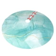 thumbnail image 2 of Kll 30" Christmas Tree Skirt Blue Marble Xmas Tree Skirts Mat For New Year Xmas Holiday Party Indoor Outdoor Home Decoration, 2 of 9
