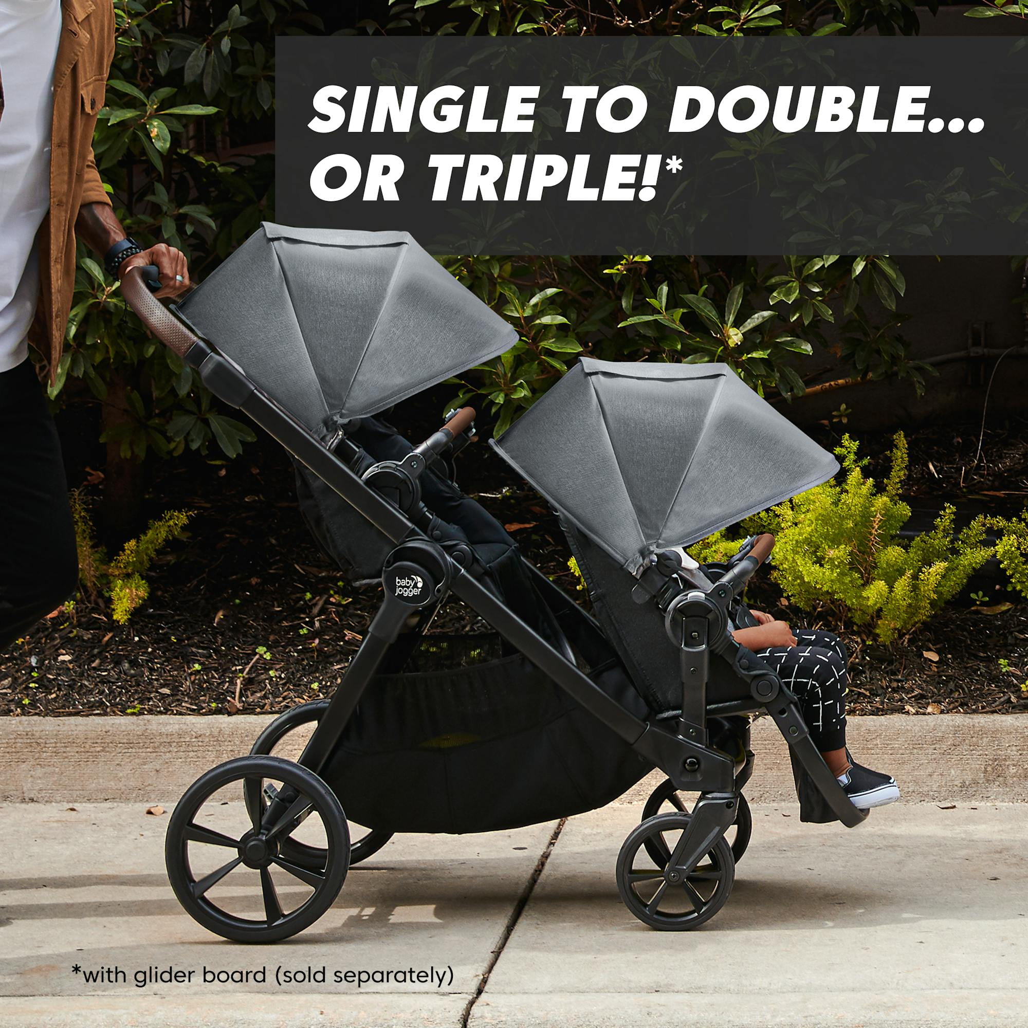 Baby Jogger City Select 2 Travel System, Eco Collection, Infant Essentials Bundle Includes City GO 2 Infant Car Seat, Extra Car Seat Base, Belly Bar & Parent Console