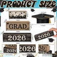 thumbnail image 4 of KUNPENG Congrats Grad Wooden Table Sign, Rustic Graduation Centerpieces for Tables, Class of 2026 Graduation Table Decorations, Decorative Graduation Centerpieces for Home Party Office Desktop, 4 of 9