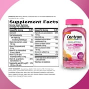 Centrum Multi Plus Beauty Gummy Multivitamin for Women With Vitamin A, B, C, D & E, Fruit, 100 Count