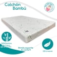 thumbnail image 2 of Colchon de Cuna My little Baby Impermeable de Bambú 80x140x10, 2 of 5