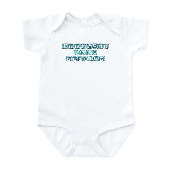 CafePress - Attorney Work Product (Blue) Infant Bodysuit - Baby Light Bodysuit, Size Newborn - 24 Months