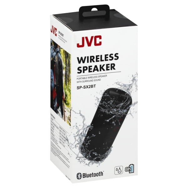 JVC Portable Wireless Speaker with Surrounding Sound, Bluetooth 4.2