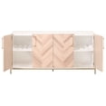 thumbnail image 4 of Star International Furniture Traditions Nouveau Wood Media Sideboard in White, 4 of 6