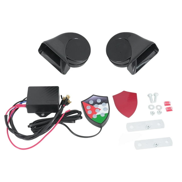Bocina De Caracol Eléctrica, Controlador De Bocina, Kit De Bocina De Coche Con Diferentes Sonidos Marinos, 12V
