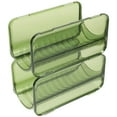 thumbnail image 4 of 2Pcs Stackable Plastic Water Bottle Organizer for Kitchen Countertop Storage Green Rectangular Design, 4 of 8