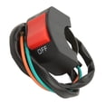 thumbnail image 4 of Electric Bike Headlight Switch Button, Motorcycle Headlight Switch Better Conductivity  For ATVs, 4 of 8