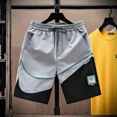 thumbnail image 3 of Pantalones cortos cargo para hombre, bermudas, pantalones cortos para hombre con bolsillos, cordón ajustable, pantalones cortos desgastados, cintura elástica elástica cómoda para hombre, 3 of 5