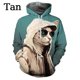 thumbnail image 3 of Sudadera con capucha con diseño de gato genial, ropa para hombre, sudadera con capucha divertida con estampado 3D para niños y mujeres, sudadera con capucha estilo Harajuku Y2K, 3 of 5