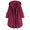 Wine winter coat, variant on Plush Coat for Women wycnly Winter Plush Overcoat for Women Casual Solid Plus Size Open Button Hooded Fleece Sweatshirt Outwear Ladies Long Sleeve Pocket Coats 2023 Jacket Holiday
