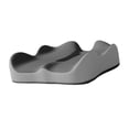 thumbnail image 1 of Cojín de asiento de espuma viscoelástica, compacto, ligero, transpirable, práctico, ergonómico, para silla de oficina, cama, sofá, sillón reclinable. Gris doble, 1 of 9