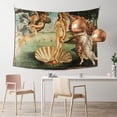 thumbnail image 3 of INVIN ART Tapestry Wall Hanging Art Home Decor, The Birth of Venus by Sandro Botticelli Art Print Painting for Living Room Bedroom Bathroom Dorm, 3 of 5