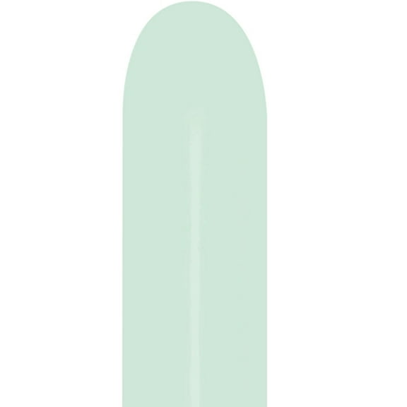 260B Pastel Matte Green 50 Twisting Balloons
