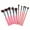 C, variant on Makeup Brush, Powder Brush, Double Layer Point Color Brush for Beginners, Soft Synthetic Bristle, Portable Inclined Head, Easy to Clean, Protective Cover, Face Makeup Brush Set, 10 Pieces