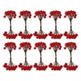 thumbnail image 3 of WEAVILUX 200 Pcs Artificial Berry Decorations for Home, Simulated Christmas Fruit, Wine Red Holiday Decor, 3 of 8