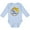 AE-Light Blue, variant on Inktastic Big Sister Sunflower Wreath Boys or Girls Long Sleeve Baby Bodysuit