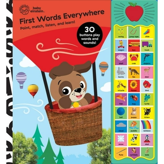 Pre-Owned Baby Einstein: First Words Everywhere Sound Book (Hardcover) by Pi Kids, Emma Ladji