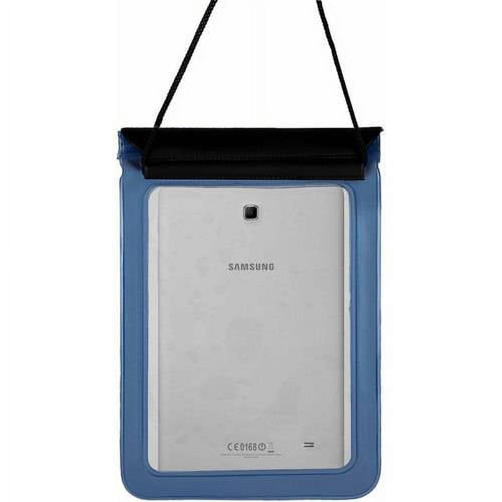 SUMACLIFE Waterproof Triple Zip Clear Case Carrying Bag (with Lanyard) for Tablets up to 8.5in x 6in