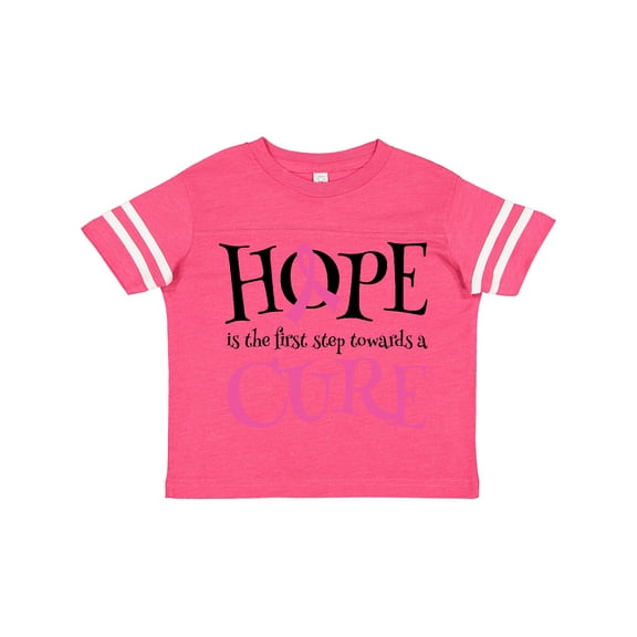Inktastic Breast Cancer Hope Quote Girls Toddler T-Shirt