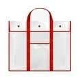 thumbnail image 4 of Abbracc Art Portfolio Bag Clear Painting Draw Board Handbag for Drawing Paper Paints Red, 4 of 9