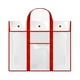 thumbnail image 4 of Bolsa de portafolios de arte, bolsa de almacenamiento para pósteres, resistente al agua, organizador para tablón de anuncios Rojo, 4 of 9
