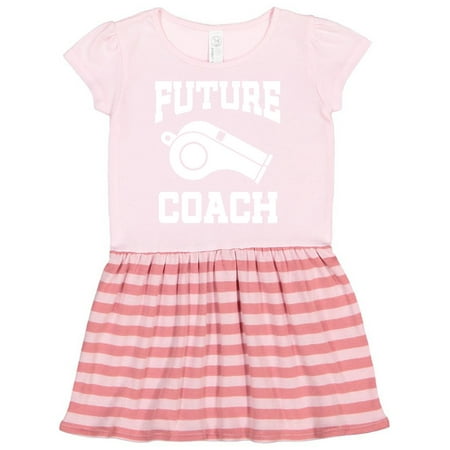 

Inktastic Future Coach Sports Coaching Gift Toddler Girl Dress