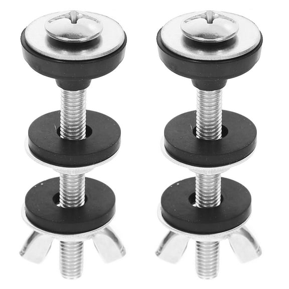 Toilet Bolt Bolts and Nuts Kit Seats Screws Replacement Washer 304 Stainless Steel