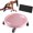 pink, variant on Silent 4 Wheel Ab Roller, Abdominal Training Tool Includes Knee Mat, Waist Strength Trainer For Home Gym Training, Core Workout Ab Wheel Exercise Board