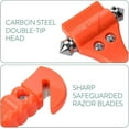 thumbnail image 3 of Car Rescue Hammers - 2x Emergency Hammer With Integrated Belt Cutter - Windshield Window Glass Breaker - Road Safety 19.2*7.3*3.4cm, 3 of 5