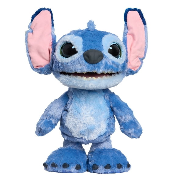 Peluche Stitch interactive de Disney de 43 cm de haut, plus de 100 sons et réactions, jouet pour enfants de 3 ans et plus