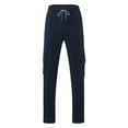 thumbnail image 4 of Vedolay Summer Trousers Men's Casual Linen Pants Elastic Waist Drawstring Cotton Trousers,Navy S, 4 of 5