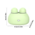 thumbnail image 3 of Ovzne Lens Cosmetic Cleaner For Contacts Glasses Case Cute Electric Proteinizing Automatic Vibration Cleaner Makeup Mirror On Clearance, 3 of 6