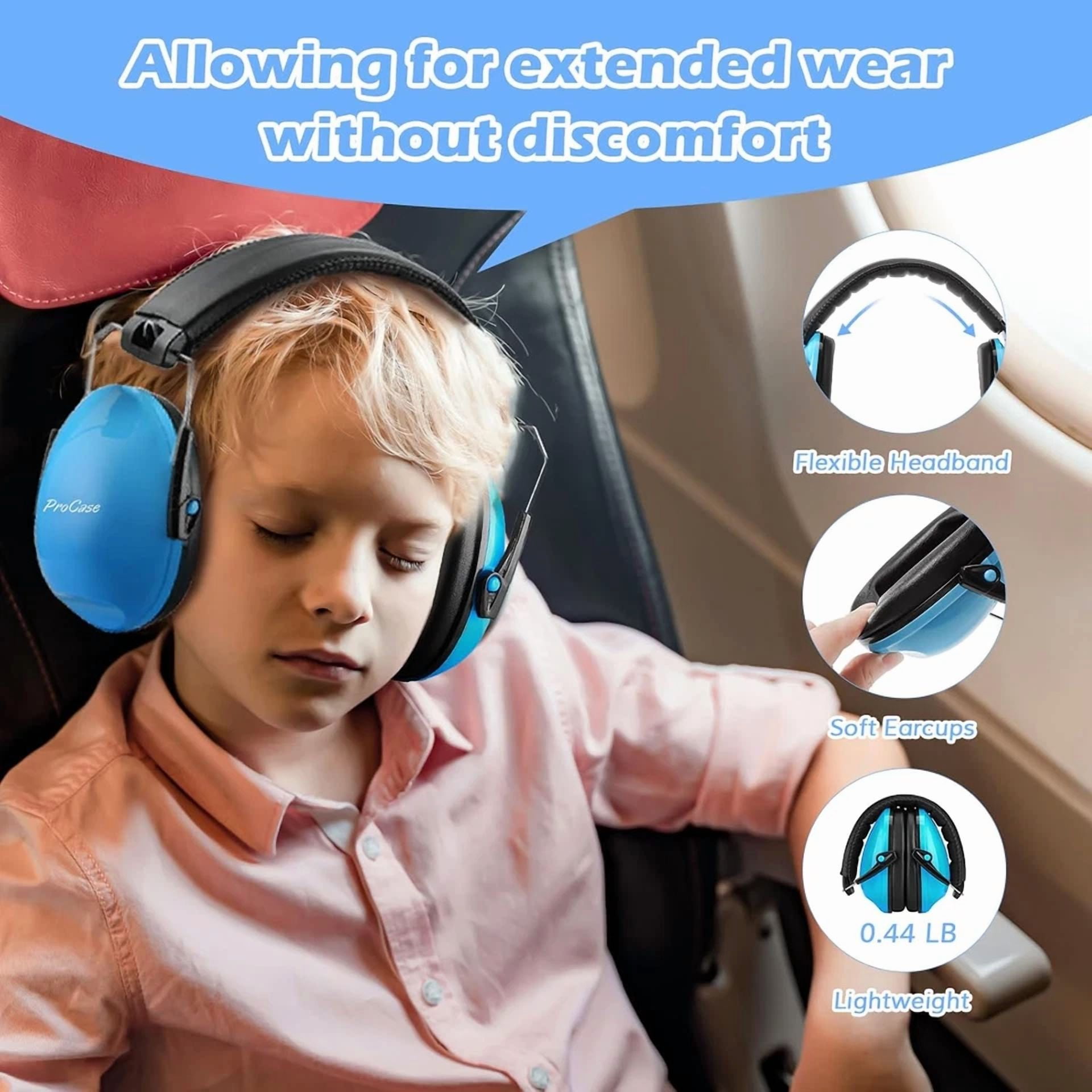 BUTTERFLY- Noise Cancelling Headphones For Kids Toddler, Snr 27Db Noise Reduction Ear Muffs