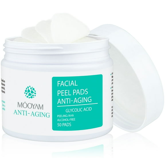 Mooyam Skincare Toner Pads – Brightening, Hydrating ,Gentle Exfoliation & Deep Cleansing, All Skin Types, 50 Pads