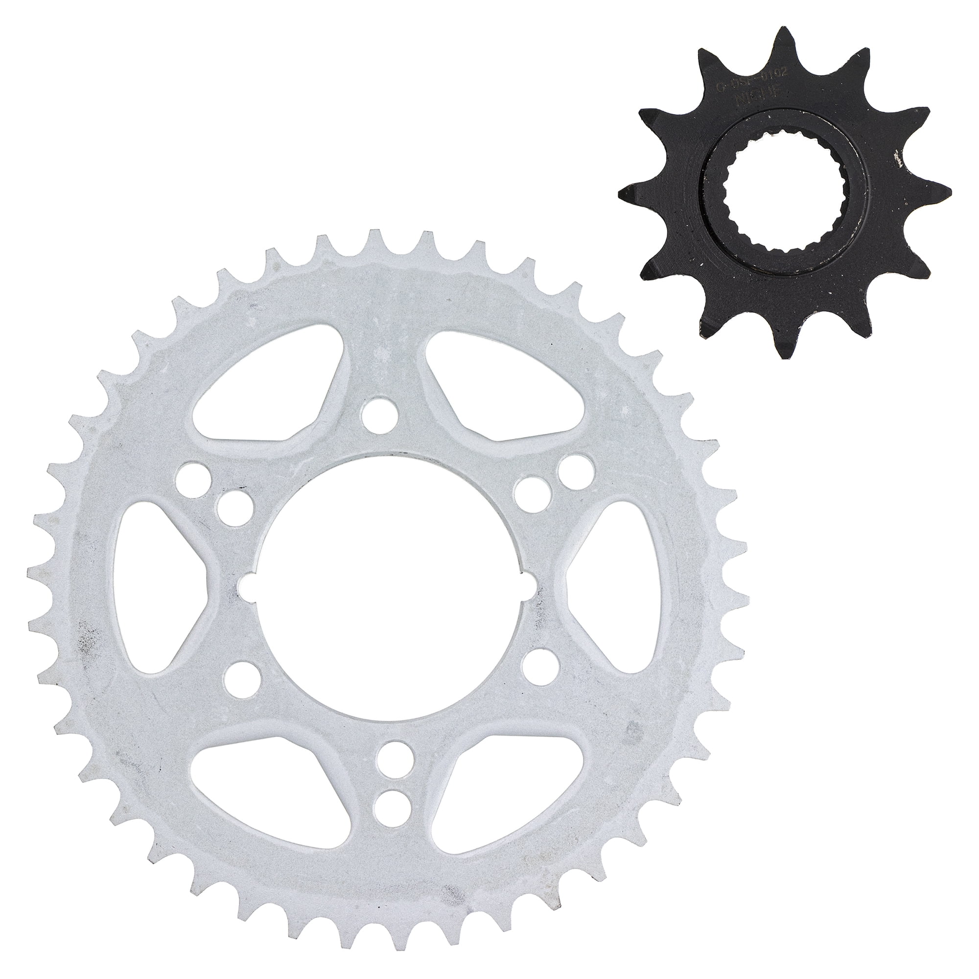 Chain & Sprocket Kit For 2000 Polaris Trail Blazer 250 - 11T/38T Sprockets, 520-78L Non O-Ring Chain
