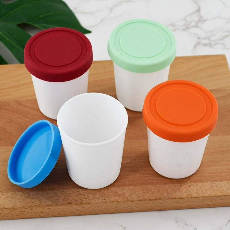 Sealing Cylindrical Ice Cream Container Reusable snd Odorless Ice Cream  Container for Making Milkshake and Smoothie - AliExpress