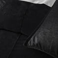 thumbnail image 3 of Juno Velvet Black Duvet Cover Set California King, 3 of 5