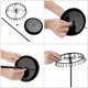 thumbnail image 5 of Soporte giratorio para joyas de metal negro (23 ganchos) - Alto 34,8 x Ancho 20,5 cm - Torre expositora de joyas - Soporte para collares, pulseras, anillos y pendientes, 5 of 5